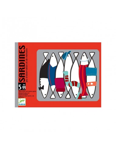 Juego de cartas Sardines - Djeco