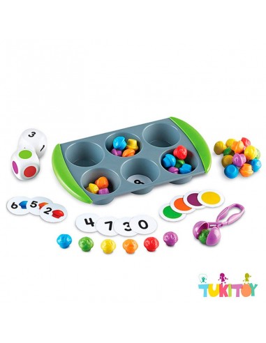 Juego contar y clasificar Mini Muffin Learning Resources